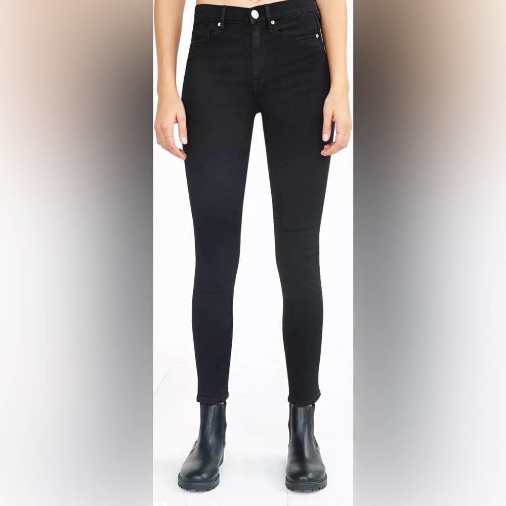 BDG Urban Outfitters Twig Side Zip High Rise Stretch Skinny Jean faded Black 31